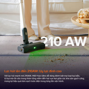 Máy Hút Bụi Cầm Tay Không Dây Roborock H60 Hub Ultra | Lực Hút 210AW Dock Tự Đổ Bụi Đầu Hút Đa Năng