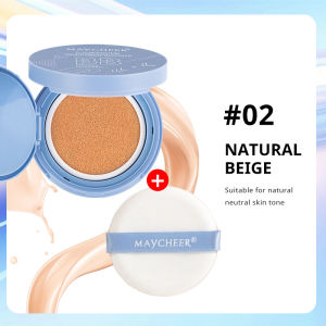 BB Cushion Waterproof Air Cushion Natural Long Lasting Facial Makeup BB Cream High Coverage Poreless Flawless Foundation