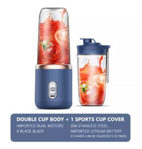 [Local Seller] 400ML Portable Blender Electric Juicer Automatic Multipurpose Mini Juice Smoothie Cup Tumbler Cut Mixer