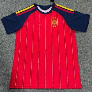 AE26-27 Spain home fan edition short-sleeved football jersey Football uniform jersey