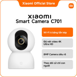 [New]Xiaomi smart camera C701｜8MP กล้องความคมชัดสูงเป็นพิเศษ｜f/1.6 เลนส์รูรับแสงกว้าง｜การมองเห็นตอนกลางคืนด้วยอินฟราเรด
