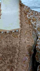 set kebaya pesta kutubaru + longtorso + rok dan slendang mutiara