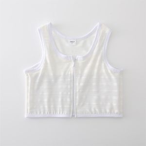 ZCG [Ready Stock] 4 Colours Bandage Chest Binder Front Zipper Ice Silk Breathable Breast Binder