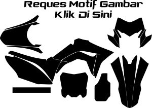 Decal crf 150 hijau stabilo Dekal crf 150 hijau stabilo fullbody