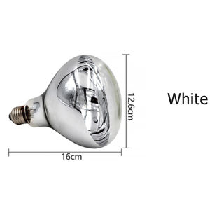 Poultry 220V Heating Lamp Bulb Thermal Preservation Heat Infrared Ray For Reptile Amphibian Pet Livestock 100/150/200W