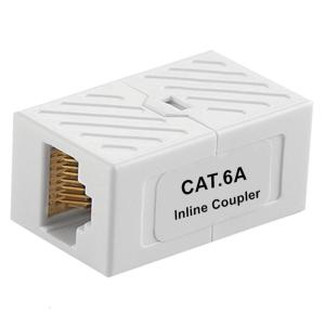 RJ45 Coupler Cat6 cat6A cáp LAN Bộ chuyển đổi nối dài không được che chở trực tiếp mạng Coupler cho thiết bị chuyển mạch TV Router PC