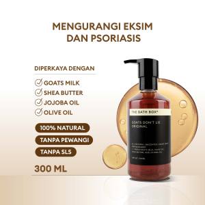THE BATH BOX - Goats Dont Lie Original Liquid Soap (GDL ODL Eczema Eksim Alergi Gatal-Gatal Psoriasis Dermatitis Kulit Sensitif Sabun Natural)