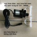 Bơm chìm DC 12v 18W dùng máy bơm bể cá cảnh, trồng thủy canh. 