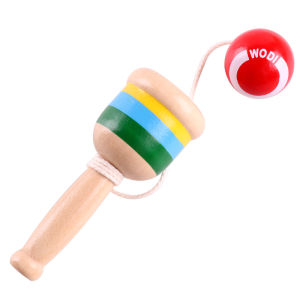 WDS Kendama Cup Ball Game Mainan Edukasi Tangkap Bola Kayu Kendama Wooden Puzzle