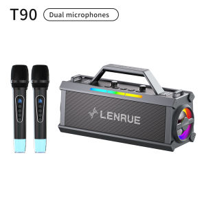 ZNW Bluetooth Speaker 3 Speakers High Power Outdoor Karaoke Speaker Microphone Integrated Long Battery Life Square Dance Speaker Karaoke