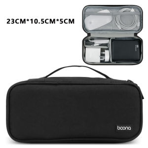 2025BAONA Laptop AC Adapter Charger Cable Storage Bag Shockproof Waterproof Travel Organizer for Power Cord Mouse Line and Other Accessoriespl