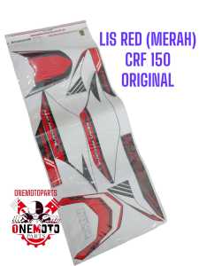 LIS STIKER HONDA CRF 150 HIJAU 871X5K84FGRN MERAH 871X5K84FRED ORIGINAL AKSESORIS
