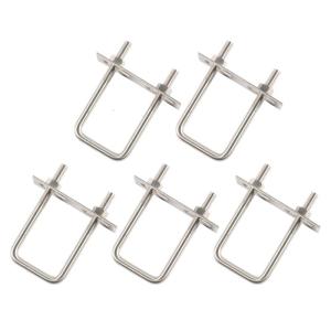 Set of 5 Stainless Steel Square Bolts With Nut for Boats Trailer Tubing M10x70x200mm Accessory With and Metal