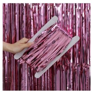 2m foil curtain fringe banner party decorations
