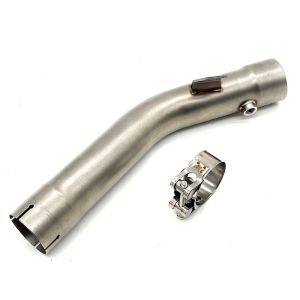 Hợp kim Titan/Thép không gỉ ống xả xe máy giữa giữa liên kết ống kết nối Muffler trượt trên kết nối liên kết ống phù hợp cho KAWASAKI NINJA ZX-6R 636 zx6r 2023-2024