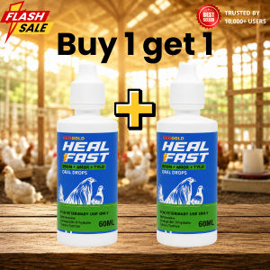 [BEST PRICE] Heal Fast 60mL Triple-Action Oral Drops Daily Wellness Support for Poultry & Gamefowl