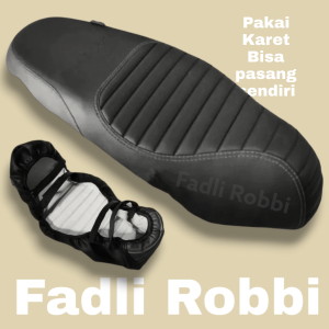 Sarung jok motor CAFERACER kulit jok motor beat/vario/scopy/pcx/nmax cover jok motor kulit jok motor