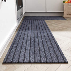 Non Slip Mats Stripe Kitchen Rug Waterproof Carpet Washable Floor Mat for Bathroom Entryway Indoor Outdoor