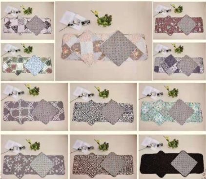 3in1 PATCHWORK Car Seat Cover Cushion Front&Back Kusyen Kereta Cover alas kereta cover sofa cover Universal