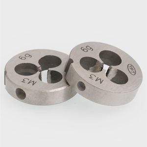 1pcs M2 M2.5 M3 M4 M5 M6 M8 M12 M14 M16 M18 M20 Left Hand Machine Thread Die For Metal Working Threading Tools Metric Screw Dies