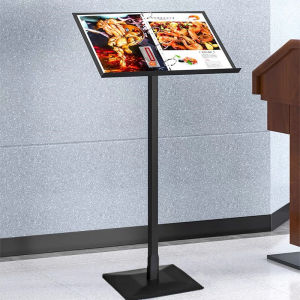 Menu Display Stand | Heavy Duty Restaurant Menu Display Stand | Stage Speech Note Stand | Budget Menu Poster Stand