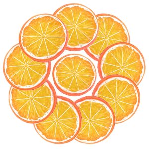 QFV5F พลาสติก แบบอย่าง ของเล่นทางปัญญาสำหรับเด็ก ตกแต่งงานปาร์ตี้ อุปกรณ์ประกอบฉากการถ่ายภาพ บล็อกมะนาวปลอม ตกแต่งห้องครัว ผลไม้จำลอง ชิปมะนาวปลอม มะนาวฝานเทียม