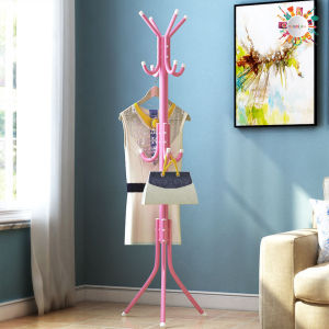 RT87 standing hanger gantungan berdiri stand baju topi tas multifungsi 8 hook kait pengait DA529