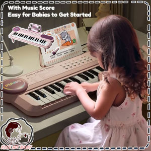 Kids Electronic Piano 37 Keys with Microphone Singing Songs Development Educational Toy