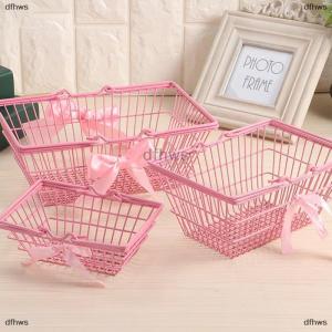 [COD] dfhws Mini Storage Basket Desktop Finishing Cosmetics Jewelry Storage For Girl Dormitory Desktop Organization Container Baskets