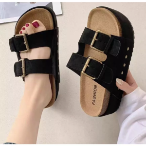 【YOKO】6CM Sandals For Women New Casual Square Adjustable Fashion Platform Slippers