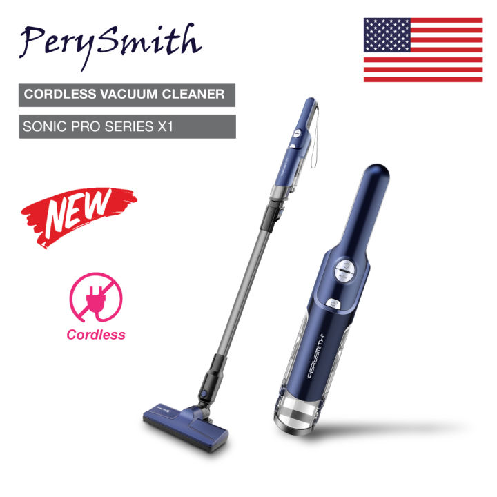 PerySmith Cordless Handheld Vacuum Cleaner Sonic Pro X1 Lazada
