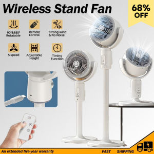【10 Years Warranty】XM Kipas Camping Rotatable Charging fan Retractable Remote Control Fan Stand Wireless Kipas COD