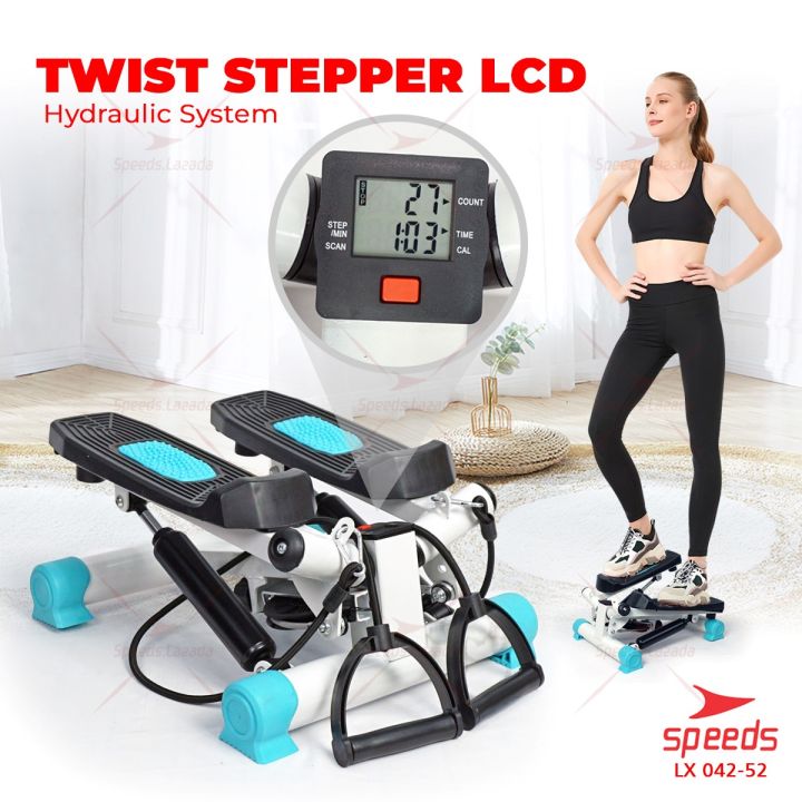 SPEEDS Sport Alat Naik Tangga Mini Stepper Machine Alat Olahraga Gym Fitness 042-52