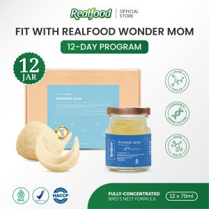 Realfood Wonder Mom Minuman Sarang Burung Walet dengan Premiks Vitamin (Asam Folat)