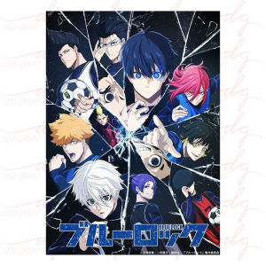 Totebag Blue Lock Anime Jepang Wibu Lucu String Bag Kanvas Tas Serut Wanita Aesthetic