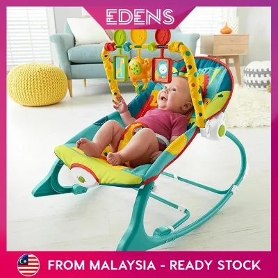 EDENS Baby Multi Functional Musical Shaker Newborn Rocking Chair Bouncer With Music Kerusi Bayi - Fulfilled by EDENS