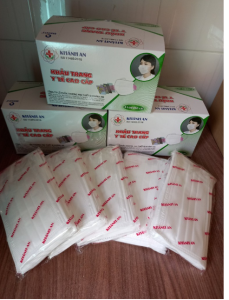 Khẩu trang y tế cao cấp KHÁNH AN 4 lớp Hộp 50 cái