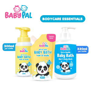 BabyPal Baby Bath Hair & Bodywash Collection for Newborn & Kids Tear Free Hypoallergenic All in One