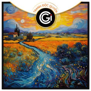 Tranh Treo Tường Canvas tranh dán tường Tranh Van Gogh phong cảnh sơn dầu CGI-53