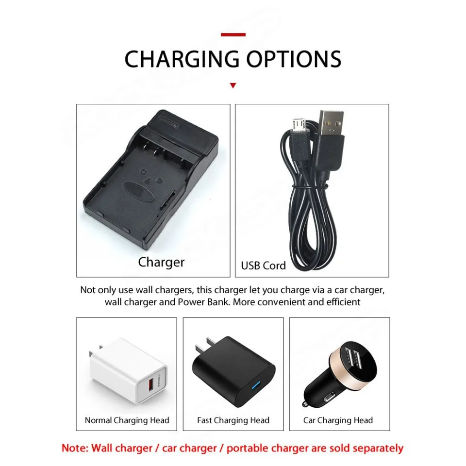 DMW-BLB13 Replacement Battery or Charger for Lumix DMC-G1 G2 G2A