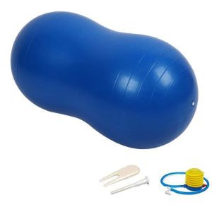 Anti-Burst Pilates Yoga Ball Peanut Yoga Fitness Ball 45*90CM Home Exercise Equipments