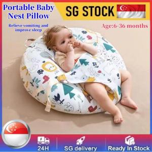 Anti-Vomiting Infant Feeding Pillow Slope Cushion Milk Overflow Prevention Newborn Lie Feeding Nursing Pillow Breathable Soft