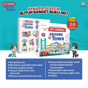 Around the Farm Ziyadbooks Official Buku Edukasi Anak 2 3 4 Tahun Boardbooks