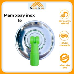 Bàn xoay inox cây lau nhà 360 độ Mâm xoay inox 360