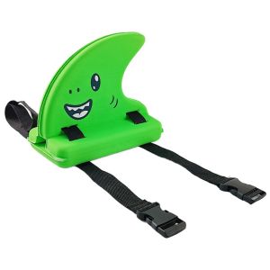 JEAWR Adjustable Belt Swimm Floating Board Eye-Catching Color Fin-Shaped Shark Fin Float Comfortable Support Wearable Childrens Back Float Pools Lakes