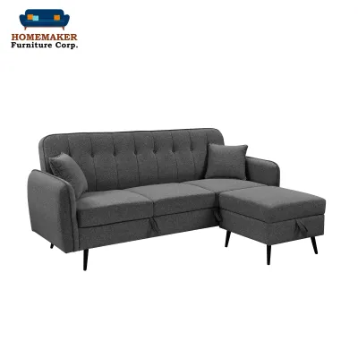 Homemaker Furniture New Sweety Premium 3-seater Sofa with Storage & Ottoman