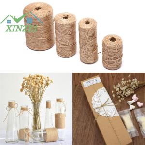 XZ✨✨✨ Tự Nhiên Cây Gai Dầu Linen Dây Xoắn Vải Bố Đay Sợi Dây Thừng Sợi Dây Thừng DIY Thủ Công Trang Trí Nội Thất