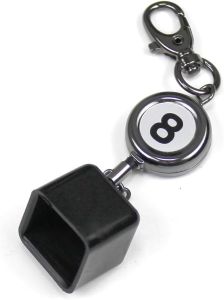 Scott Edward Snooker Chalk Holder Pen Table Chalk Magnetic Pool Cue Chalk Holder Stainless Steel Billiard Chalk Holders for Cue Sports Accessories Billiard Accessories