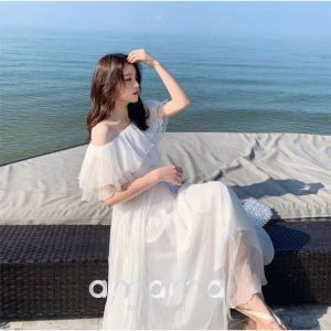 STOCK TERBATAS! DRESS DRES JULIET WANITA KEKINIAN 2021 PANTAI PUTIH PREWEDD CASUAL DRESS PANTAI