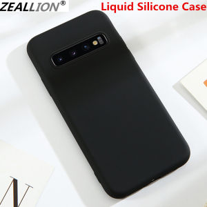 Zeallion Phone Case for [Samsung Galaxy S9 Plus S8 S9 S7 edge S7 S10 S20 S21 S22 S23 Plus Ultra S20 FE] Liquid Silicone Rubber Soft TPU Back Cover Baby-Skin Ultra Thin Shockproof Protective Shell Phone Case